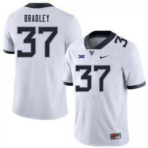 Men's West Virginia Mountaineers NCAA #37 L'Trell Bradley White Authentic Nike Stitched College Football Jersey TD15B28RM